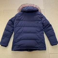 ユニクロ　ダウンジャケット　ネイビー　Lサイズの画像