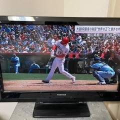 TOSHIBA REGZA 32型テレビとHDDレコーダー