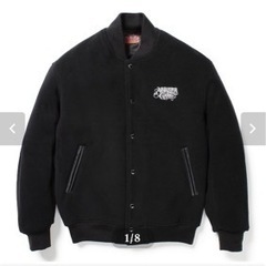 CLASSIC LOGO MELTON VARSITY JACKET 舐達麻