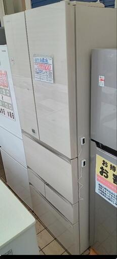★【東芝】6ドア冷蔵庫　2017年製 509L(GR-K510FW)タッチセンサー【3ヶ月保証付き★送料に設置込み】自社配送時代引き可※現金、クレジット、スマホ決済対応※