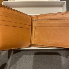 Coach wallet コーチ財布メンス　ネイビーブルーの画像
