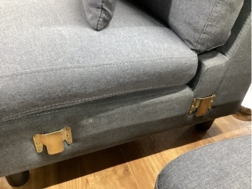 ソファ（３点セット）【町田市再生家具】　232236