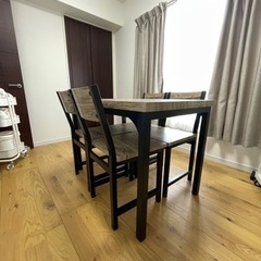【ダイニングセット5点】の画像