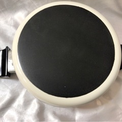 ＜美品・未使用＞ホーロー鍋　昭和レトロ　花柄　22cmの画像