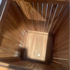 木製収納ボックス　棚　手渡しのみ　中野区近郊の方であれば無料で配達可能の画像