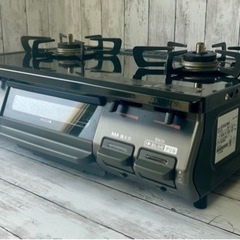 お引取り限定 20年製 リンナイ 都市ガス用コンロ 2口ガステーブル