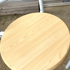 リビングテーブル セット  二人用 　※少しぐらつきます。　机80×53  の画像