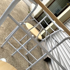 リビングテーブル セット  二人用 　※少しぐらつきます。　机80×53  の画像