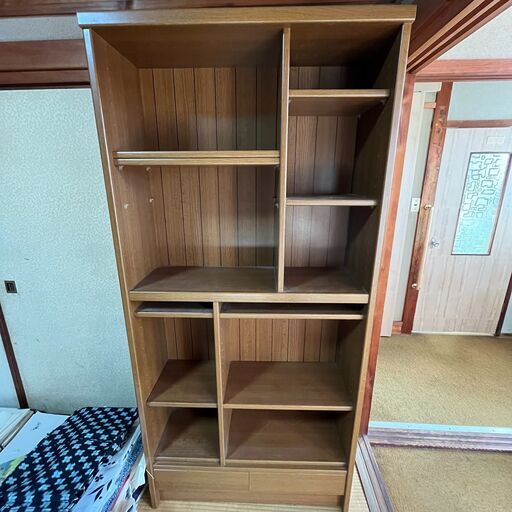 本棚 大容量  幅85cm 高さ180cm 収納ケース ブックシェルフ 収納棚