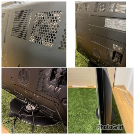 保護パネル付きパナソニック 50V型 プラズマテレビ ビエラ TH-P50V2