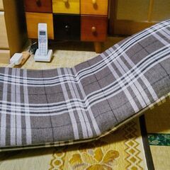 【美品】リクライニング式　座椅子　カバー付きの画像