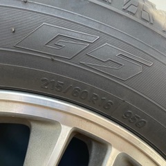 スタッドレスタイヤ4本　TOYO GARIT G5 215/60R16の画像