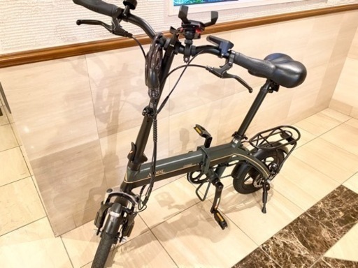 AiDDE 電動自転車 折りたたみ式 公道可 5段アシストモード付き 型式認定