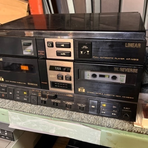 ☆ジャンク品☆AKAI テープデッキ　プレイヤー　アンプ　現状品