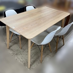 J3159 IKEA イケア LISABO リーサボー ダイニングテーブルセット 椅子4