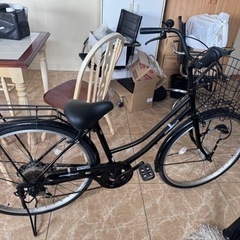 ママチャリ　6段変速　自転車