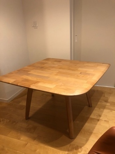 ★最終値下げ！★ 集成天然木　ダイニングテーブル　[バラせます]