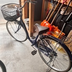 自転車　ママチャリの画像