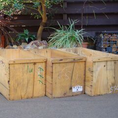 【ご購入者様へお渡し済み】【USED】リンゴ箱(中古リンゴ箱)×...