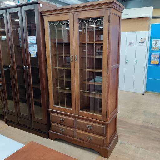 【愛品倶楽部柏店】カリモク 2枚扉書棚 フラミッシュ