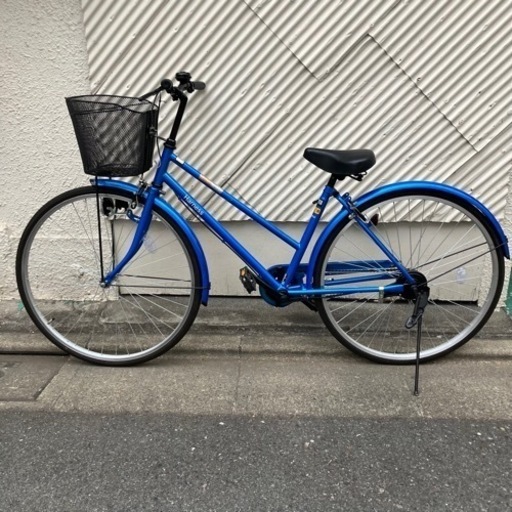 【売約済】【品川区リサイクルショップ】自転車　27インチ　街乗り　町乗り　ちょい乗り　サイクルスポット　cycle spot  カゴ付き　27型　ママチャリ