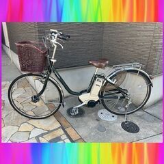 🌈大容量8Ah　ミヤタ制ヤマハ　YAMAHA パス　電動自転車　...