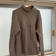 ユニクロ　メンズ　セーター　厚手　ハイネック　Lサイズ