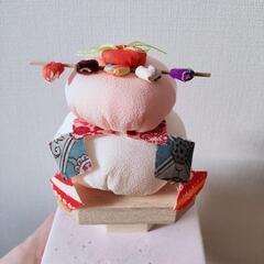 和飾り。和室に。お正月飾りにも！格子屏風　小物いろいろの画像
