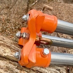 値下げしました！「HELIX 三脚ヘッド(HRT-100) 単管パイプ付き」※検:タコマンの画像