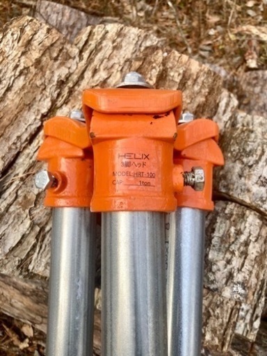 値下げしました！「HELIX 三脚ヘッド(HRT-100) 単管パイプ付き」※検:タコマン
