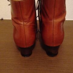 ジャンク・茶色ブーツ23センチの画像