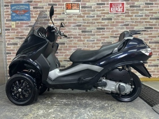【希少樹脂部も同色ペイント納得の超美車♪二輪用ＥＴＣまで完備】  PIAGGIO ピアジオ MP3 250   美車絶好調   動画   検）ジレラ フォコ トライク