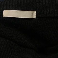 GU リブニットワンピース(ブラック) サイズ：Sの画像