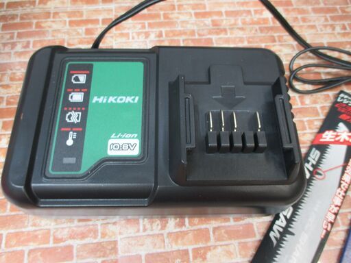 HIKOKI ハイコーキ CR12DA セーバーソー 10.8V バッテリー×1 充電器付 中古品【ハンズクラフト宜野湾店】