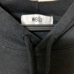［お譲り決定！！］WEGO 黒パーカーＬサイズの画像
