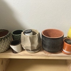 植木鉢と受け皿のセット（受け渡し済）