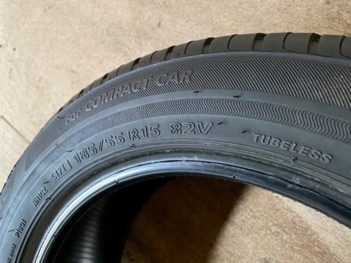 ブリヂストン ECOPIA NH100c 185/55R15 82V 中古タイヤ×4本セット