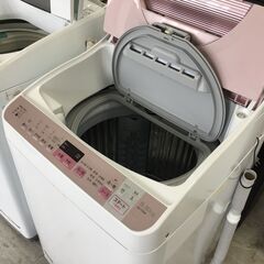 洗濯機の分解クリーニング行っています！配送設置込み　シャープ5.5K洗濯乾燥機　2017年製　分解クリーニング済み！！