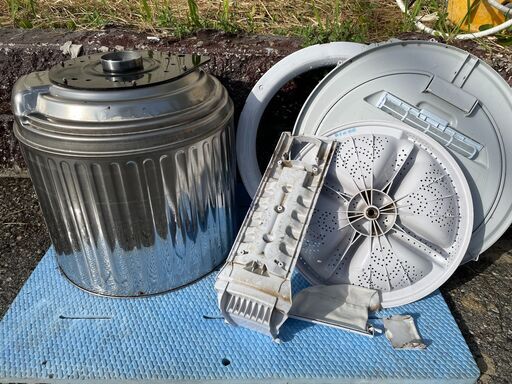 洗濯機の分解クリーニング行っています！配送設置込み　シャープ5.5K洗濯乾燥機　2017年製　分解クリーニング済み！！