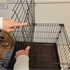 受け渡し予定者決定しました】ペット用ゲージ 中古品の画像