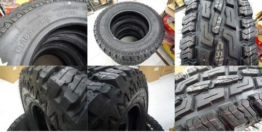タイヤ 4本セット MAD RAGE R/T MAX GRIP MAX LT185/85R16 105/103Q 2021年製 中古 ジムニー 苫小牧西店