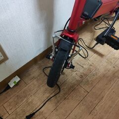 引取限定　モペット・フル電動自転車　ブレーキランプ断線　走行可能　無料で譲りますの画像