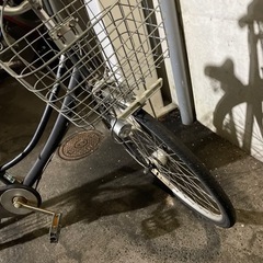 自転車　27インチ　パナソニック　中古　シティサイクル　内臓3段変速　オートライトの画像