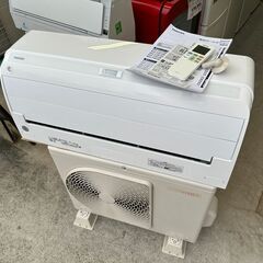 【動作保証あり】TOSHIBA 東芝 2020年 2.2kw 6畳用 冷暖房ルームエアコン RAS-F221RBK ②【管理KR438】