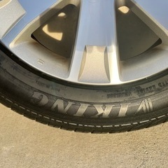 デリカD:5 純正ホイール　タイヤ　225/55R18の画像