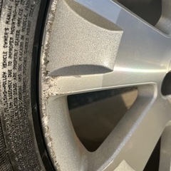 デリカD:5 純正ホイール　タイヤ　225/55R18の画像