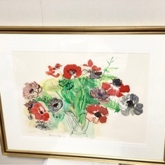 アネモネ　絵　絵画 詳細不明　花の画像