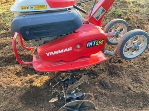 ヤンマー耕運機、MT252、動作確認簡易点検済み、引き取りで
