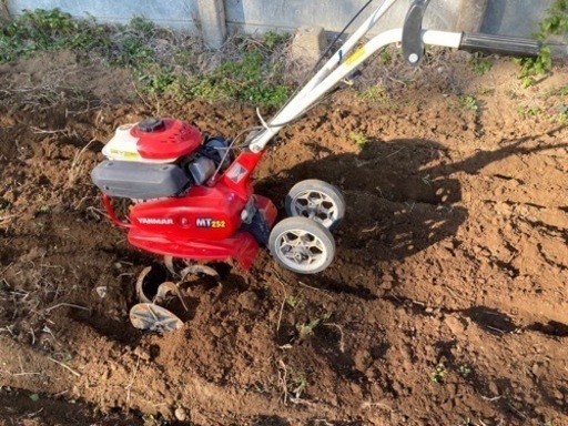 ヤンマー耕運機、MT252、動作確認簡易点検済み、引き取りで