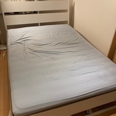 【美品/格安】IKEA ダブルベッド 白色